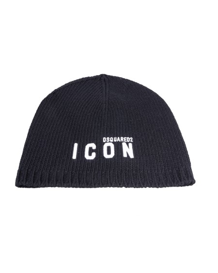 Shop DSQUARED2 Saldi Cappello: DSQUARED2 berretto beanie.
berretto beanie in misto lana e cashmere.
Lavorazione a costa inglese.
Lettering "ICON" sul davanti.
Composizione: 47% LANA, 30% VISCOSA, 15% POLIAMMIDE, 8% CASHMERE.
Fabbricato in Italia.. KNM0124 05M06760-M063